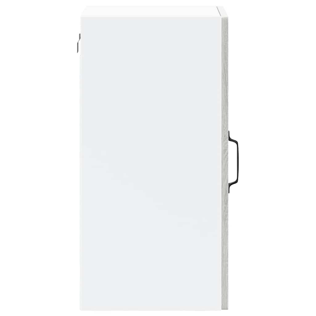 Meuble haut de cuisine vidaXL avec porte vitrée Lucca Gris Sonoma