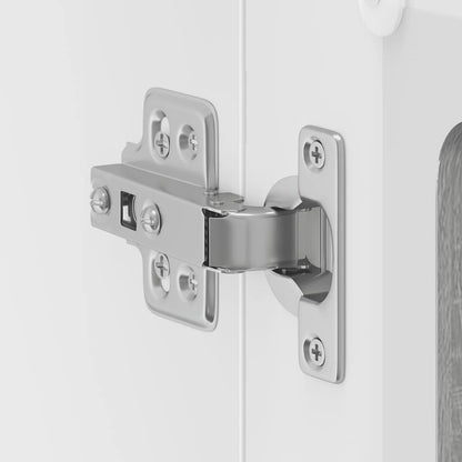 Meuble haut de cuisine vidaXL avec porte vitrée Lucca Gris Sonoma