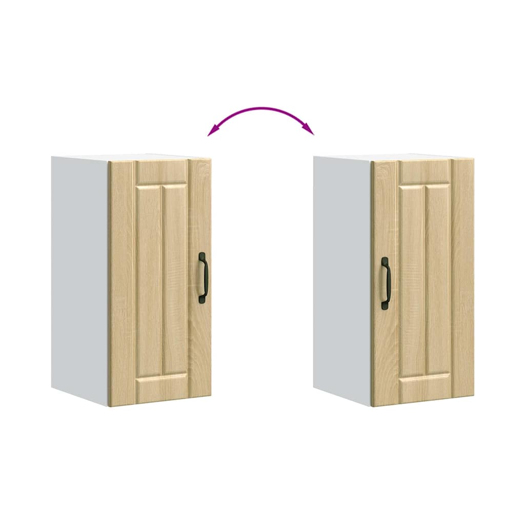 vidaXL Küchen-Hängeschrank Lucca Sonoma-Eiche Holzwerkstoff