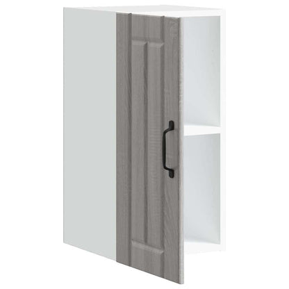 vidaXL Küchen-Hängeschrank Lucca Grau Sonoma Holzwerkstoff