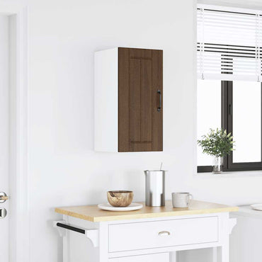 vidaXL Küchen-Hängeschrank Lucca Braun Eichen-Optik Holzwerkstoff