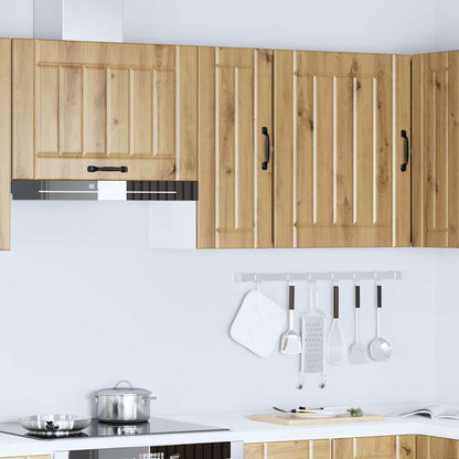 vidaXL Küchen-Hängeschrank Lucca Artisan-Eiche Holzwerkstoff