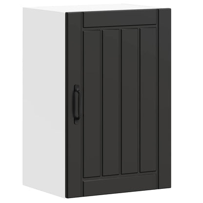 Küchen-Hängeschrank Lucca Schwarz Holzwerkstoff