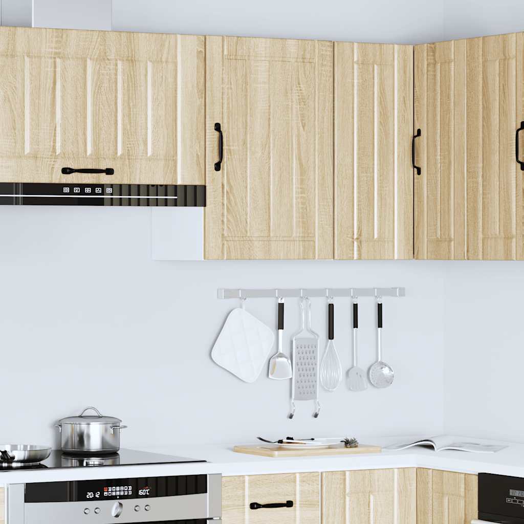 vidaXL Meuble haut de cuisine Lucca Chêne sonoma Bois d'ingénierie
