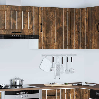 vidaXL Küchen-Hängeschrank Lucca Räuchereiche Holzwerkstoff