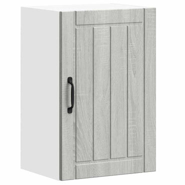 vidaXL Küchen-Hängeschrank Lucca Grau Sonoma Holzwerkstoff
