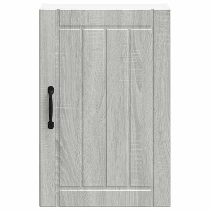 vidaXL Küchen-Hängeschrank Lucca Grau Sonoma Holzwerkstoff