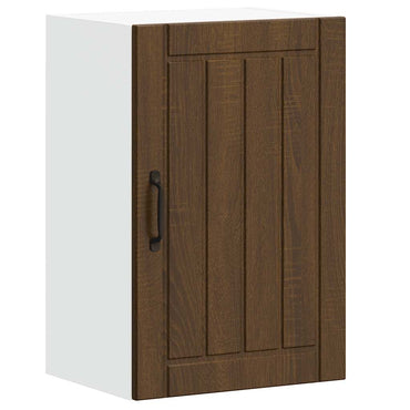 vidaXL Küchen-Hängeschrank Lucca Braun Eichen-Optik Holzwerkstoff