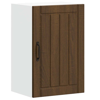 vidaXL Küchen-Hängeschrank Lucca Braun Eichen-Optik Holzwerkstoff