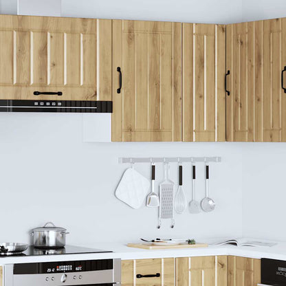 vidaXL Küchen-Hängeschrank Lucca Artisan-Eiche Holzwerkstoff