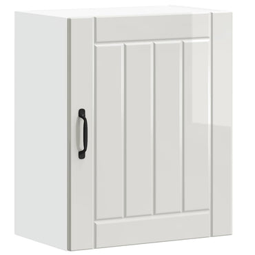 vidaXL Küchen-Hängeschrank Lucca Hochglanz-Weiß Holzwerkstoff