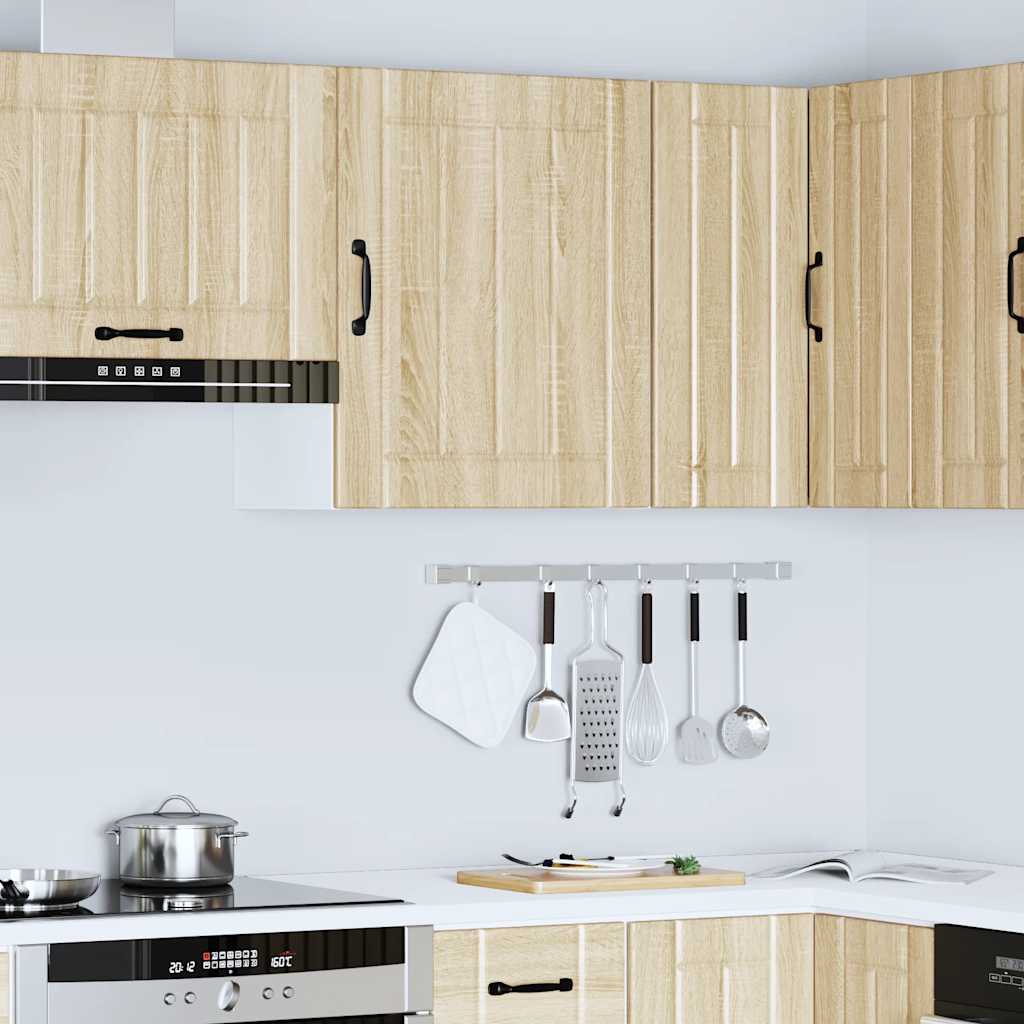 vidaXL Küchen-Hängeschrank Lucca Sonoma-Eiche Holzwerkstoff