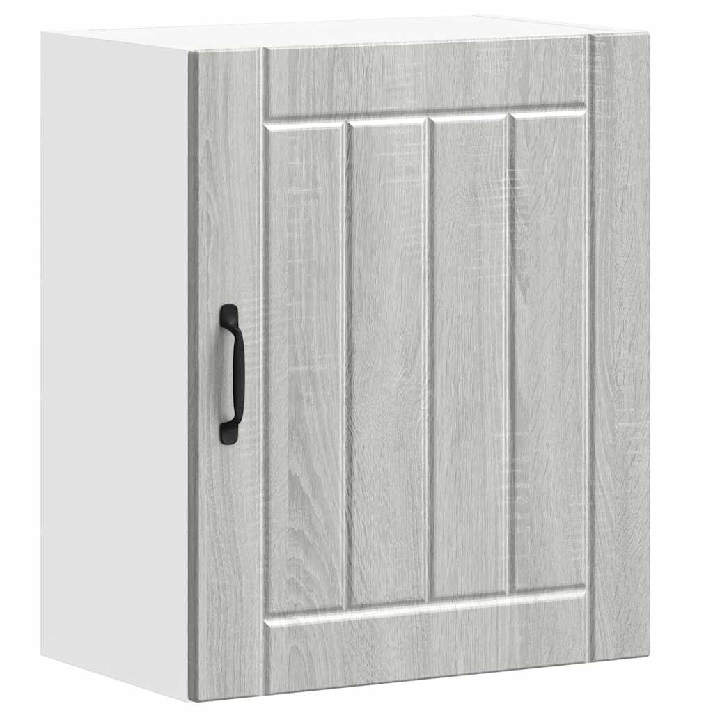 vidaXL Küchen-Hängeschrank Lucca Grau Sonoma Holzwerkstoff