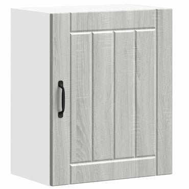 vidaXL Küchen-Hängeschrank Lucca Grau Sonoma Holzwerkstoff