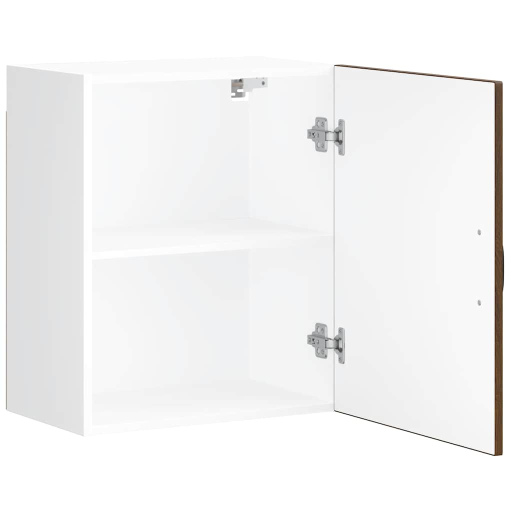 vidaXL Meuble haut de cuisine Lucca marron aspect chêne en bois d'ingénierie