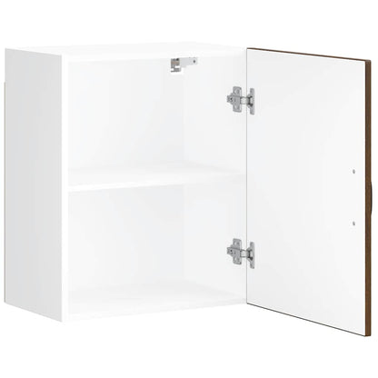 vidaXL Meuble haut de cuisine Lucca marron aspect chêne en bois d'ingénierie