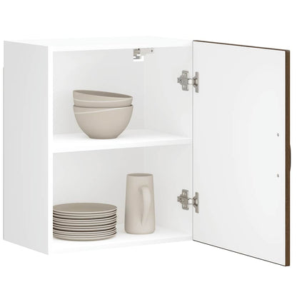 vidaXL Meuble haut de cuisine Lucca marron aspect chêne en bois d'ingénierie