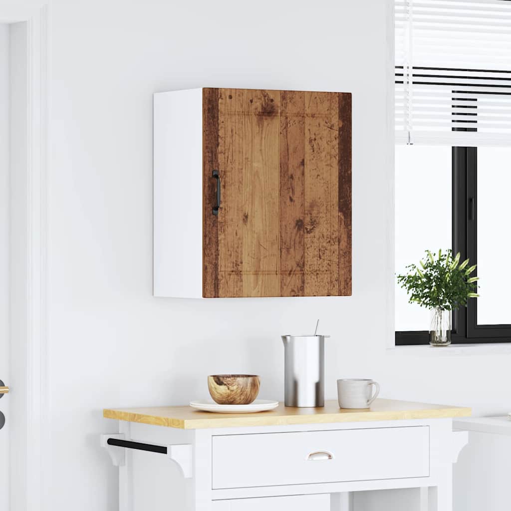 vidaXL Meuble haut de cuisine Lucca aspect bois récupéré bois d'ingénierie