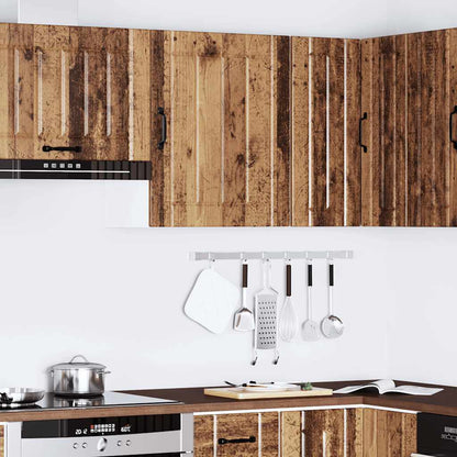 vidaXL Meuble haut de cuisine Lucca aspect bois récupéré bois d'ingénierie