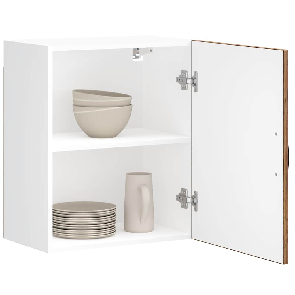 vidaXL Meuble haut de cuisine Lucca aspect bois récupéré bois d'ingénierie