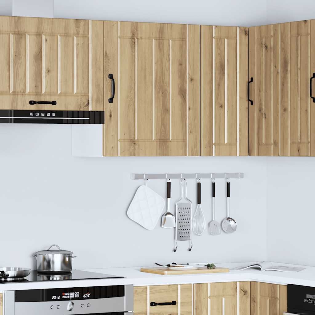 vidaXL Küchen-Hängeschrank Lucca Artisan-Eiche Holzwerkstoff