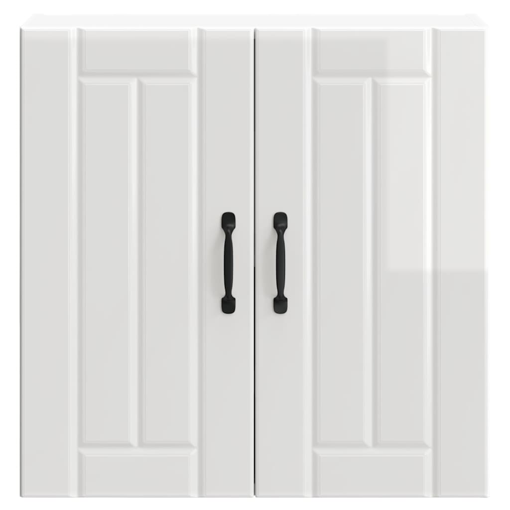 Küchen-Hängeschrank Lucca Hochglanz-Weiß Holzwerkstoff