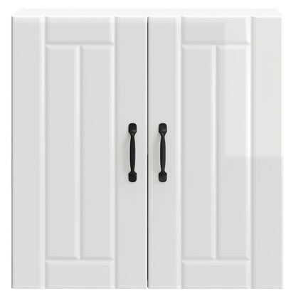 Küchen-Hängeschrank Lucca Hochglanz-Weiß Holzwerkstoff