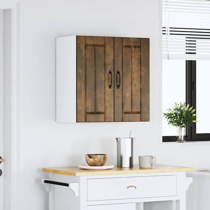 vidaXL Küchen-Hängeschrank Lucca Räuchereiche Holzwerkstoff