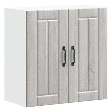 vidaXL Küchen-Hängeschrank Lucca Grau Sonoma Holzwerkstoff