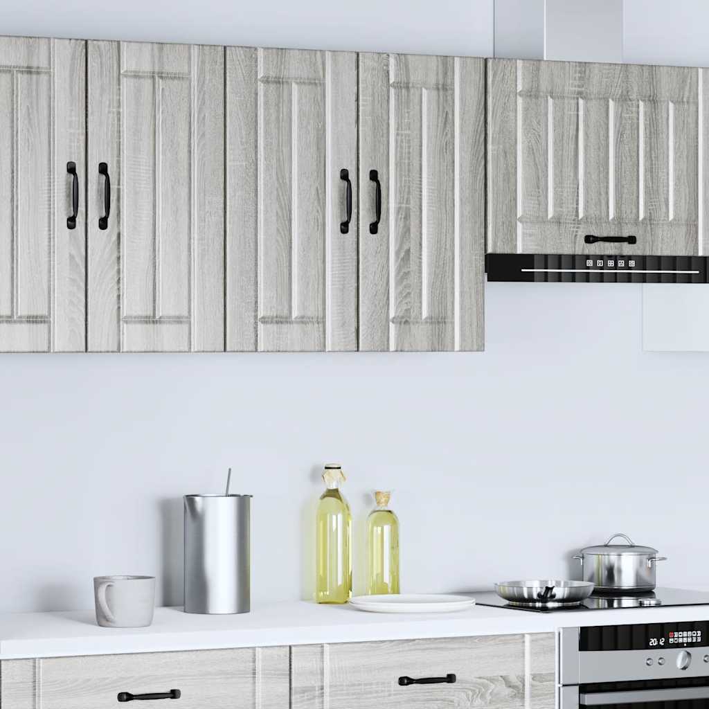 vidaXL Küchen-Hängeschrank Lucca Grau Sonoma Holzwerkstoff