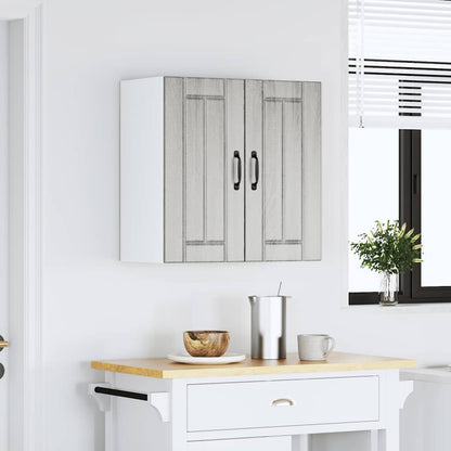 vidaXL Küchen-Hängeschrank Lucca Grau Sonoma Holzwerkstoff