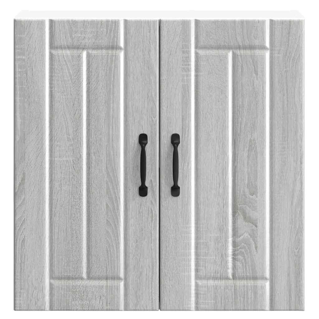 vidaXL Küchen-Hängeschrank Lucca Grau Sonoma Holzwerkstoff