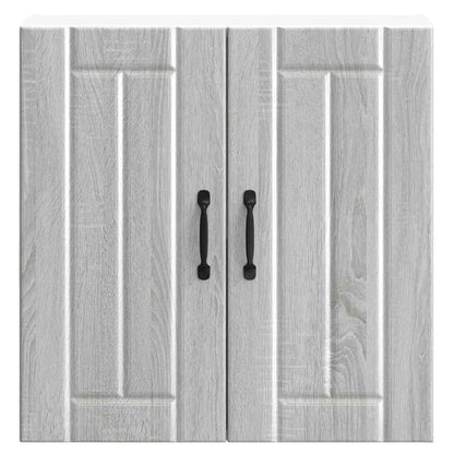 vidaXL Küchen-Hängeschrank Lucca Grau Sonoma Holzwerkstoff