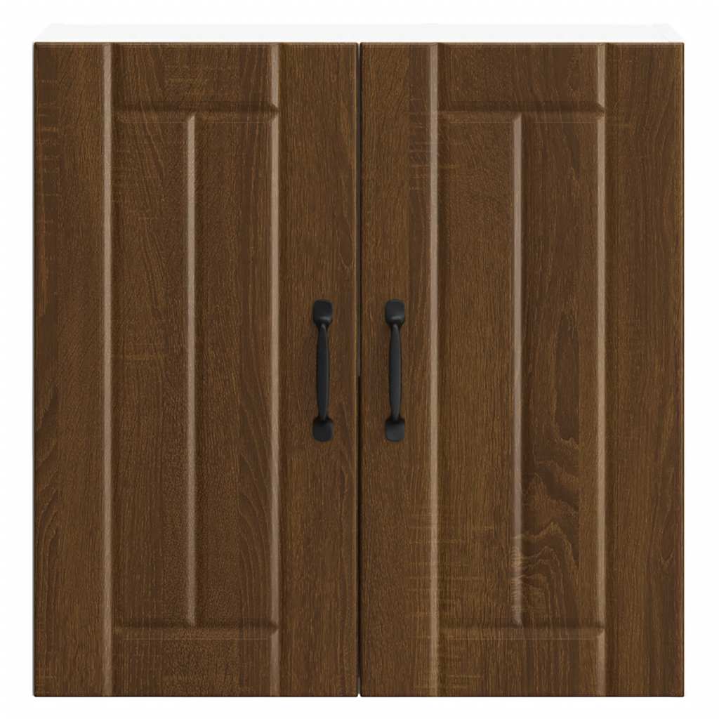 vidaXL Meuble haut de cuisine Lucca aspect chêne marron bois d'ingénierie