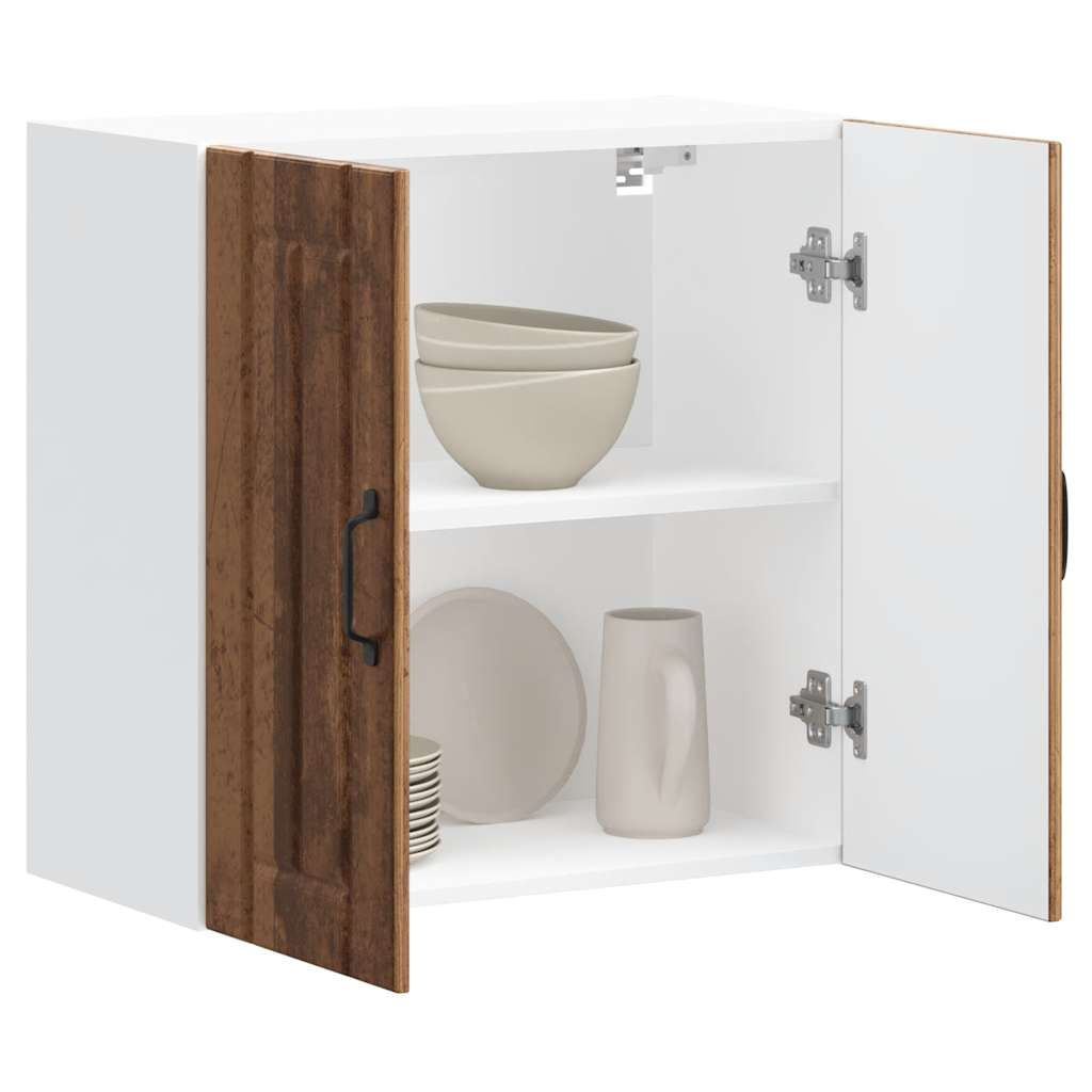 vidaXL Küchen-Hängeschrank Lucca Altholz-Optik Holzwerkstoff
