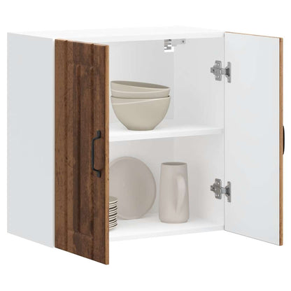 vidaXL Küchen-Hängeschrank Lucca Altholz-Optik Holzwerkstoff