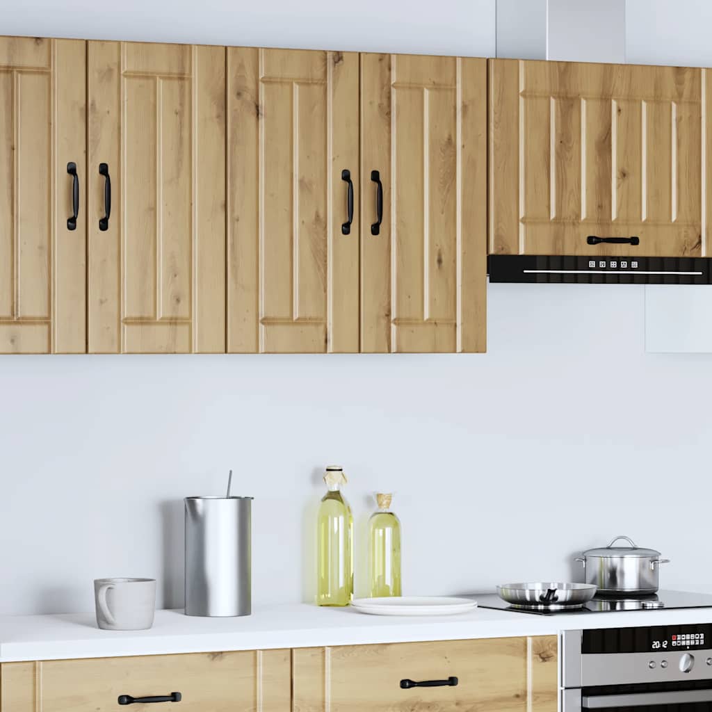 vidaXL Meuble haut de cuisine Lucca Chêne artisan MDF