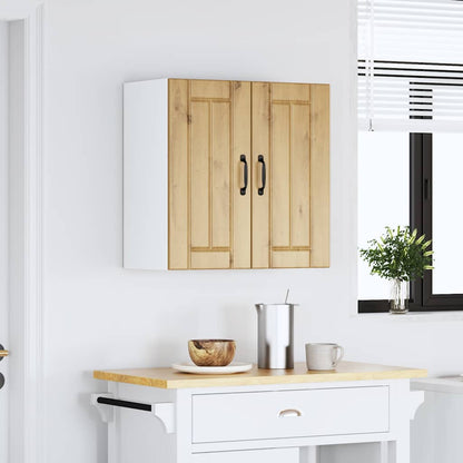 vidaXL Meuble haut de cuisine Lucca Chêne artisan MDF