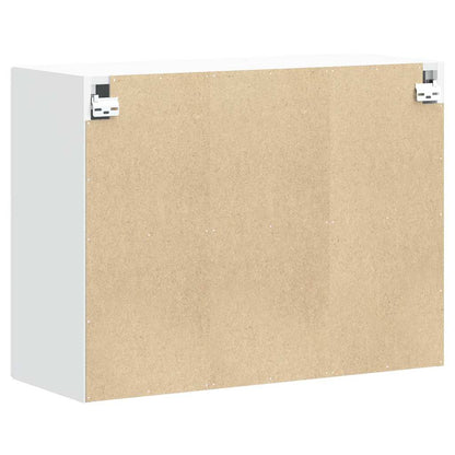 vidaXL Meuble haut de cuisine Lucca Blanc Bois d'ingénierie