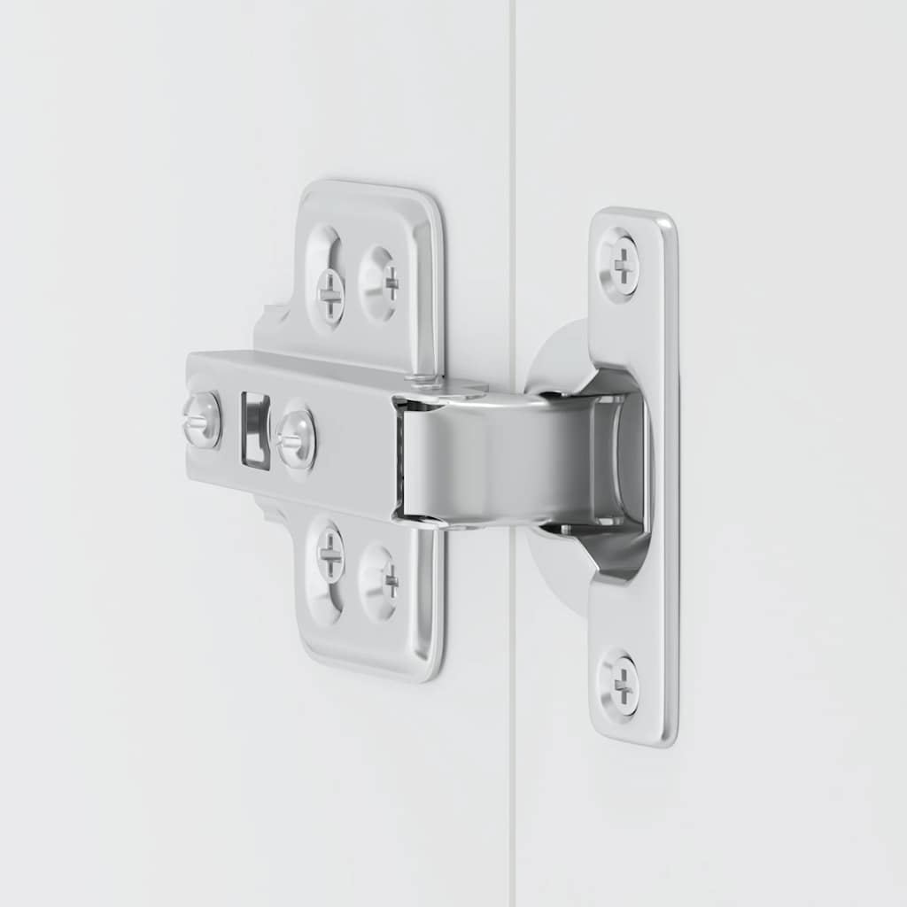 vidaXL Meuble haut de cuisine Lucca Blanc Bois d'ingénierie