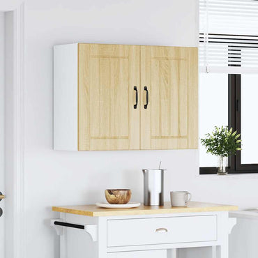 vidaXL Meuble haut de cuisine Lucca, chêne Sonoma, bois d'ingénierie