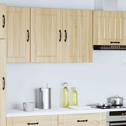 vidaXL Meuble haut de cuisine Lucca, chêne Sonoma, bois d'ingénierie