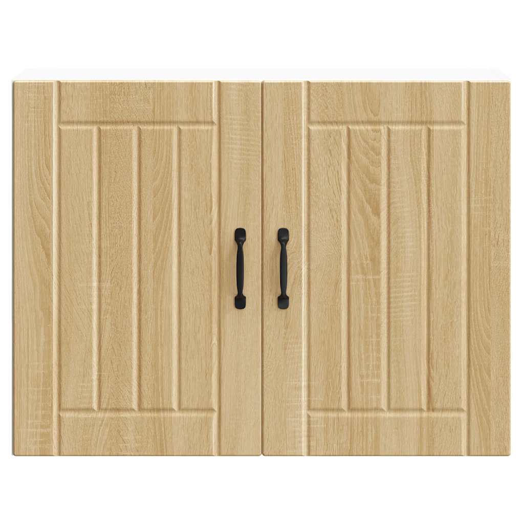 vidaXL Meuble haut de cuisine Lucca, chêne Sonoma, bois d'ingénierie