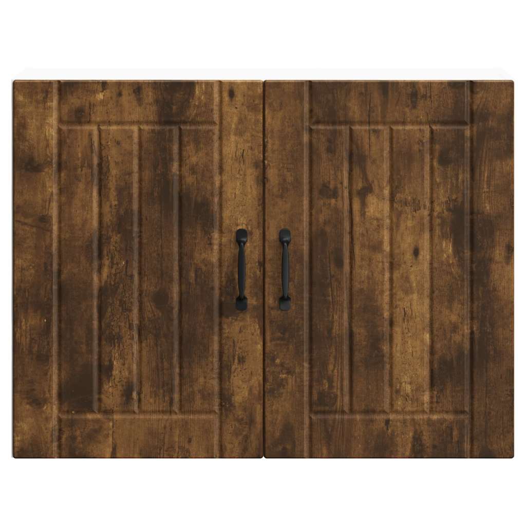 vidaXL Küchen-Hängeschrank Lucca Räuchereiche Holzwerkstoff