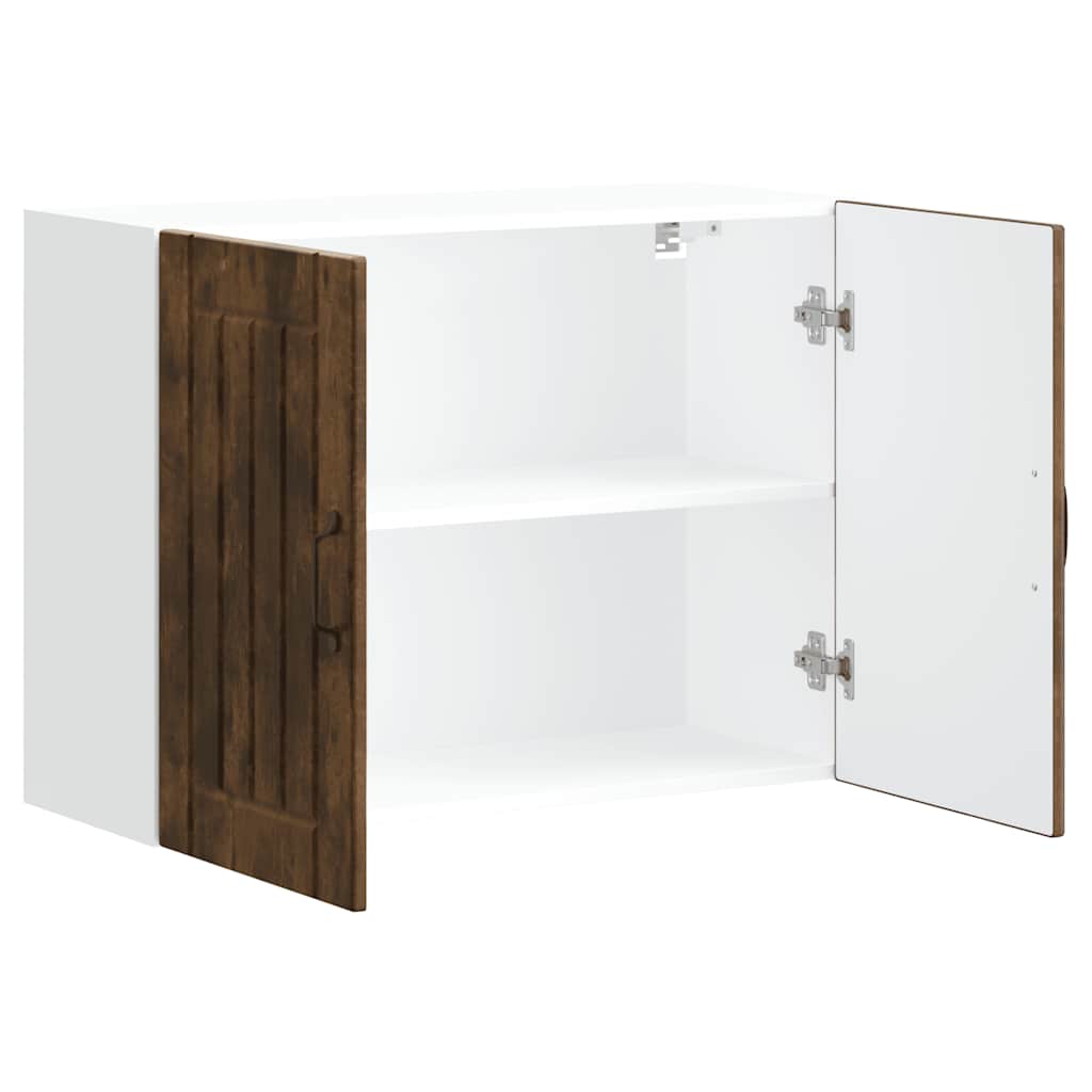 Küchen-Hängeschrank Lucca Räuchereiche Holzwerkstoff