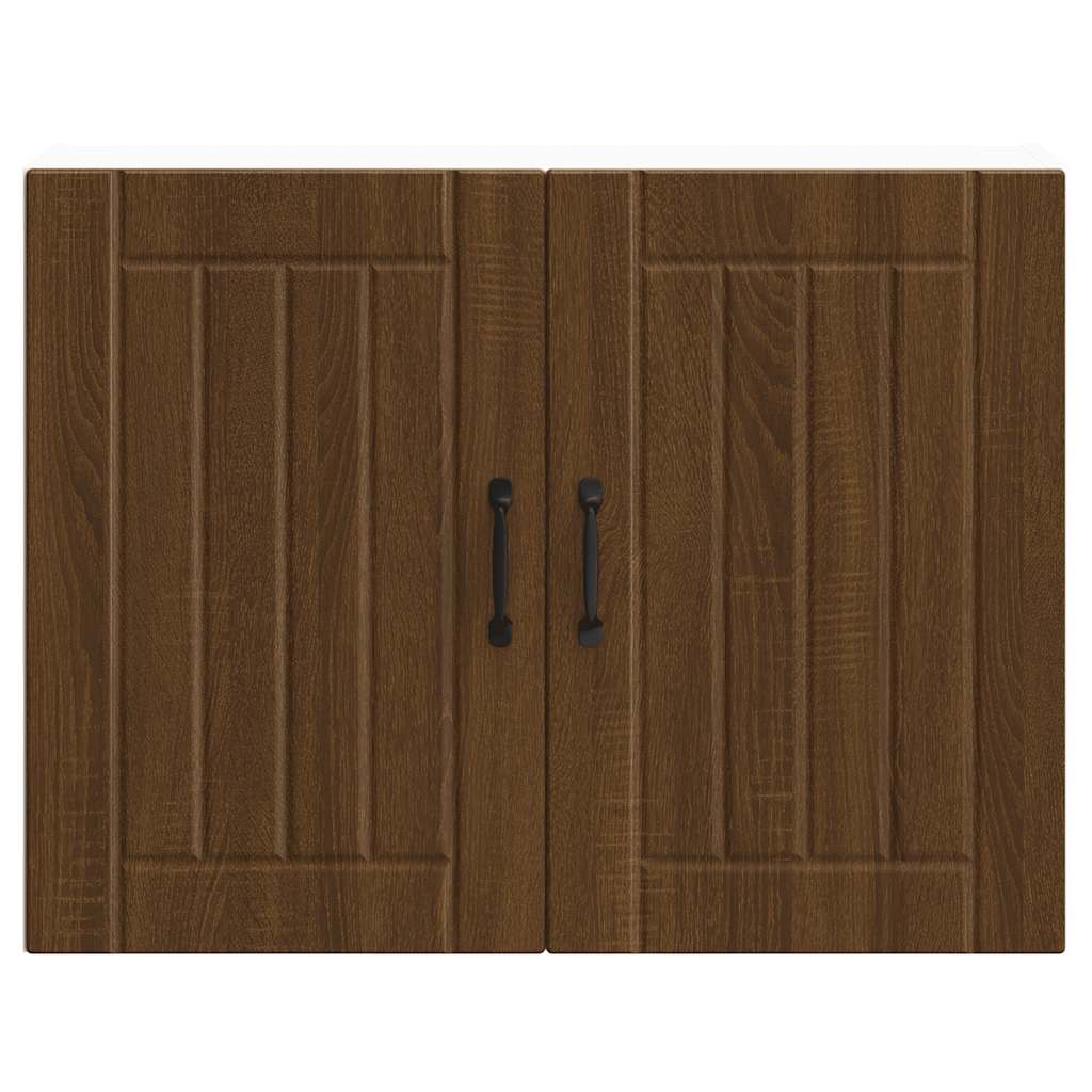 vidaXL Küchen-Hängeschrank Lucca Braun Eichen-Optik Holzwerkstoff