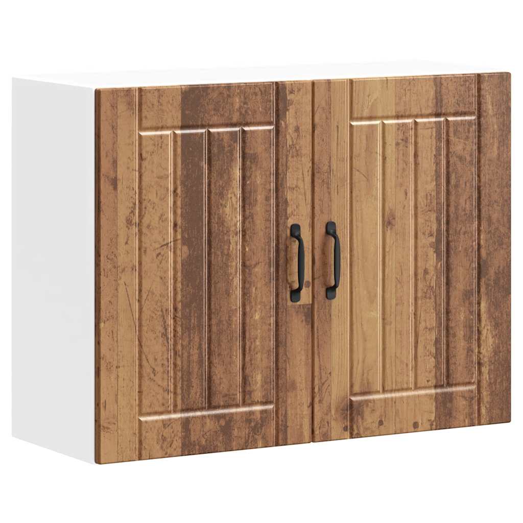 vidaXL Küchen-Hängeschrank Lucca Altholz-Optik Holzwerkstoff