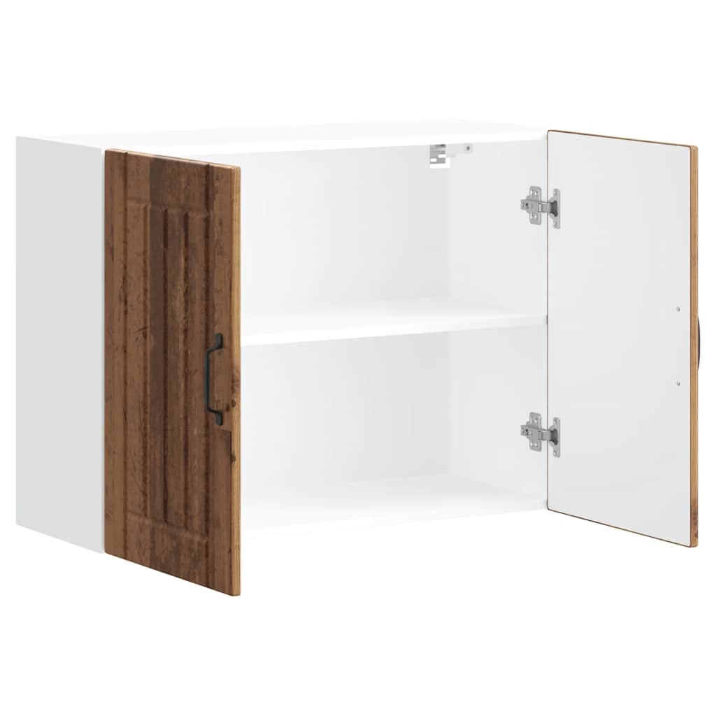 vidaXL Küchen-Hängeschrank Lucca Altholz-Optik Holzwerkstoff