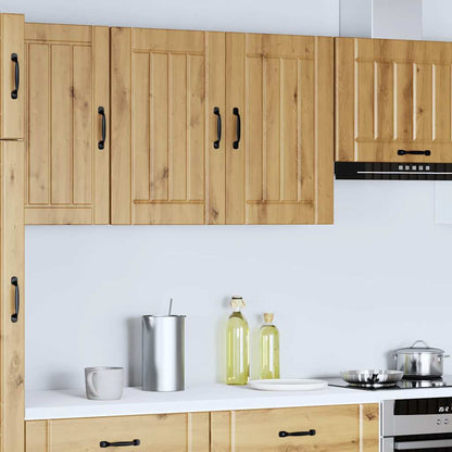 vidaXL Küchen-Hängeschrank Lucca Artisan-Eiche Holzwerkstoff