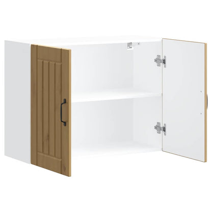 vidaXL Küchen-Hängeschrank Lucca Artisan-Eiche Holzwerkstoff
